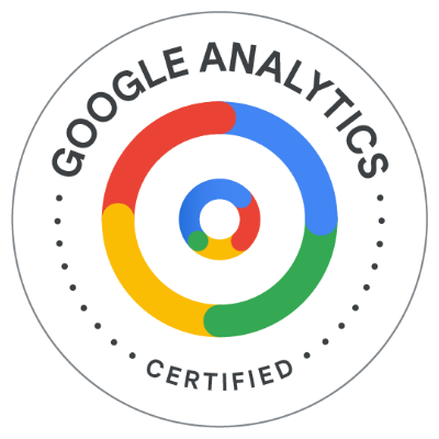 google analytics certified badge for aroluxe marketing in nashville